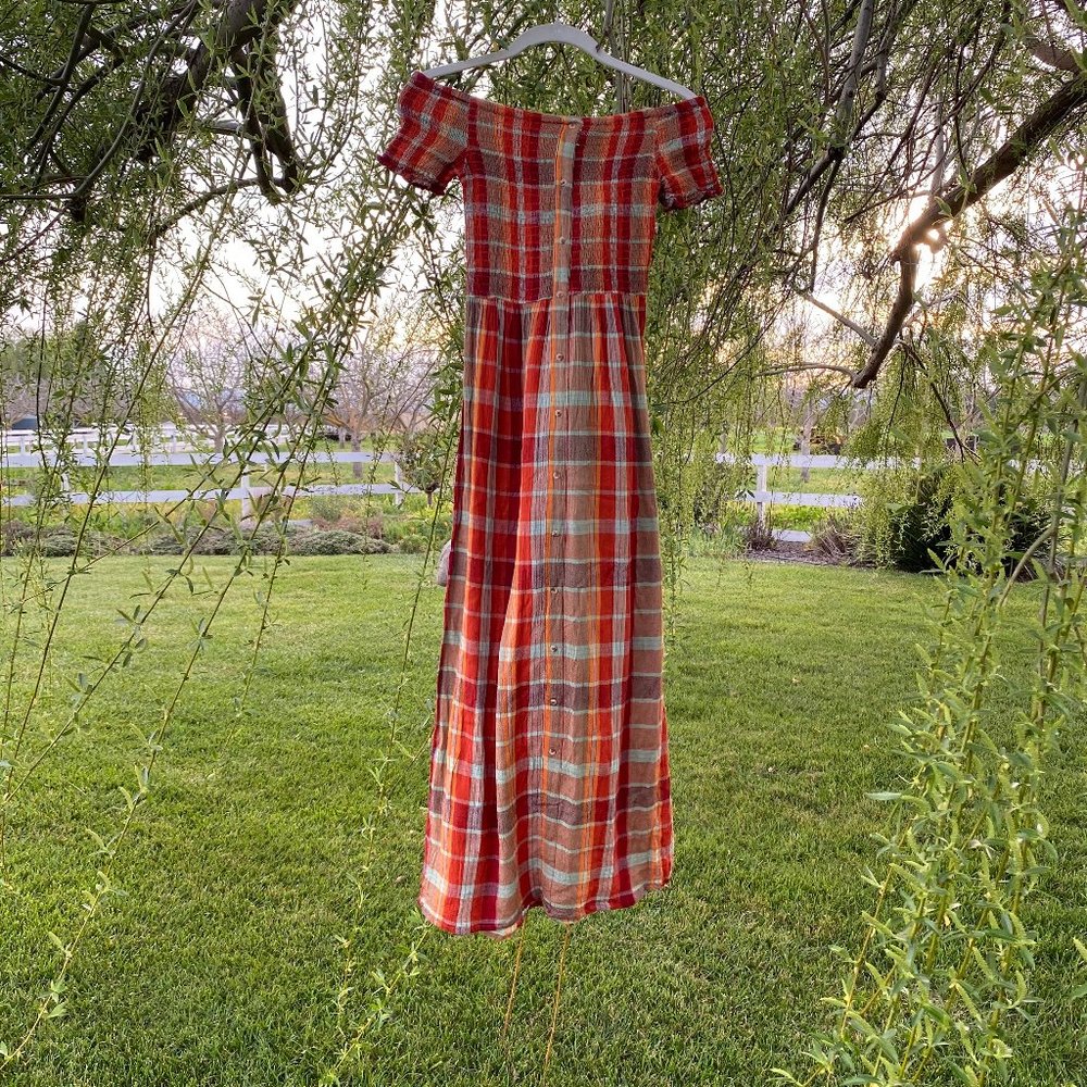 Urban Outfitter Off Shoulder Boho Dress S